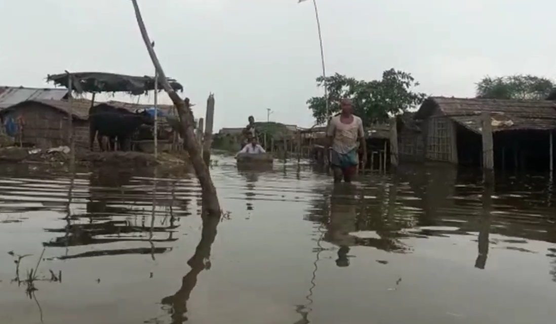 Flood like situation in Diara area of Sahibganj