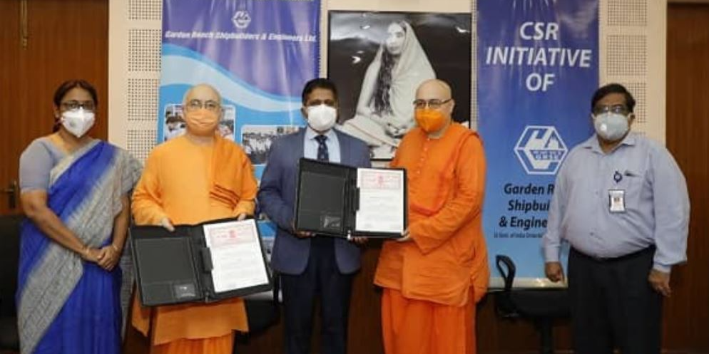 GRSE inks pact with Ramakrishna Mission Seva Pratisthan for installation of oxygen plant in hospital