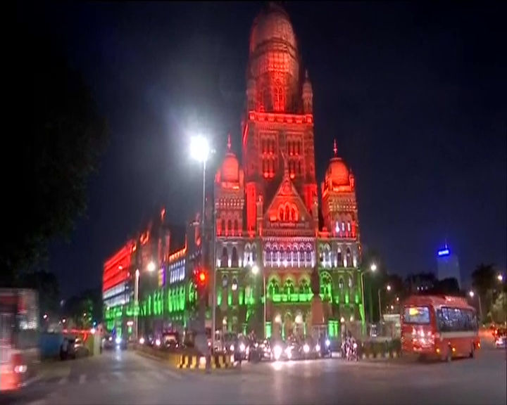 bmc illuminated in tricolour