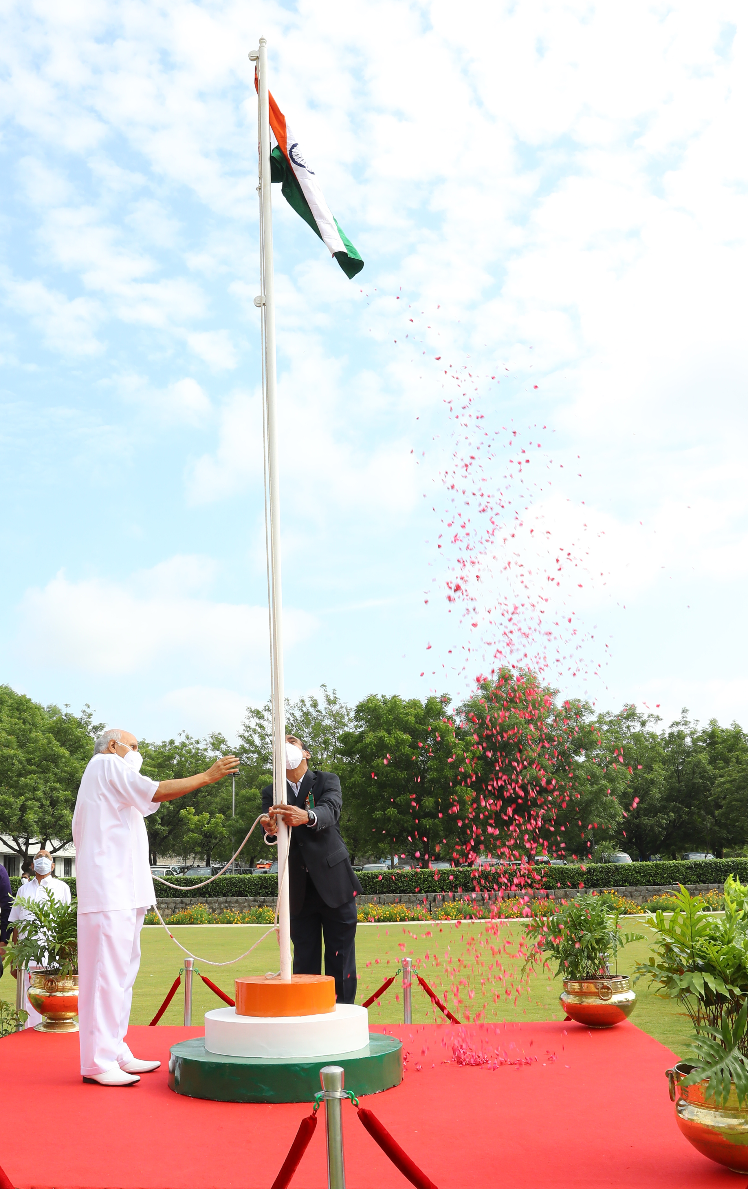 independence day celebrations in rfc, ramoji film city independence day celebrations