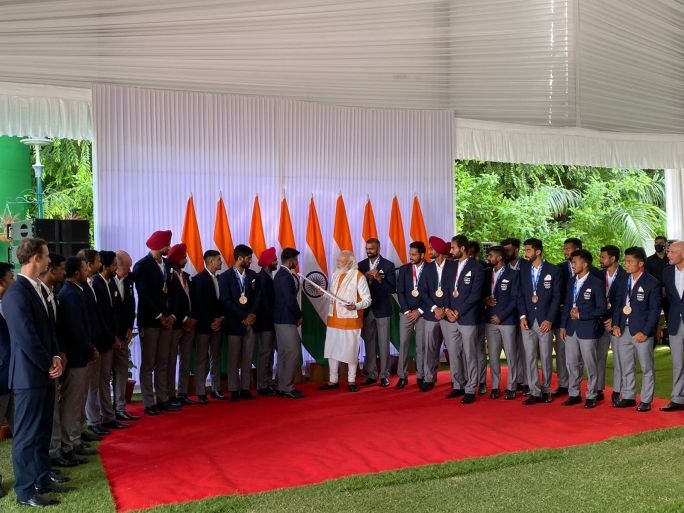 PM Modi's Felicitated tokyo olympians