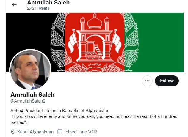 amrullah saleh afghanistan