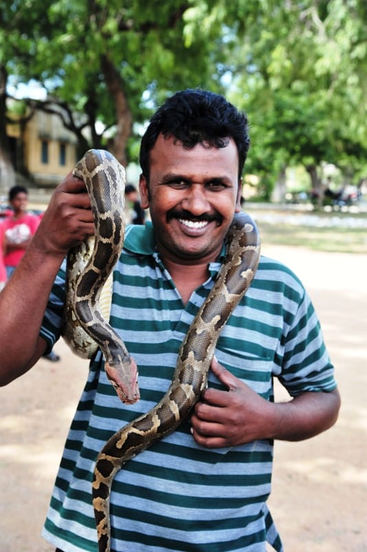 degree collage lecturer became a Defender of snakes in two Telegu states