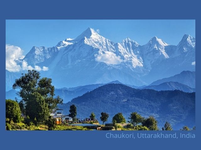 Chaukori hill station in the Pithoragarh district Uttarakhand