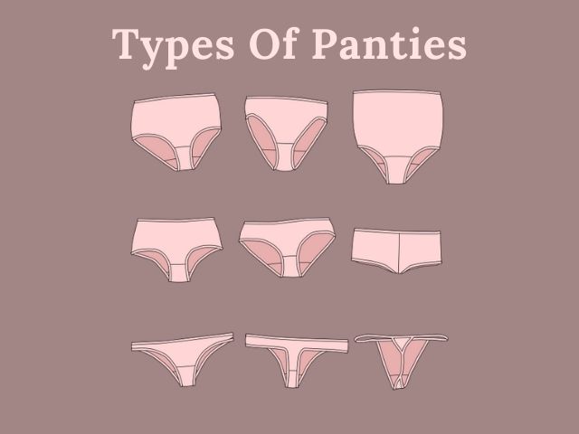 Women's underwear, underwear, lingerie, sexy lingerie, panties, types of underwear, female health, lifestyle