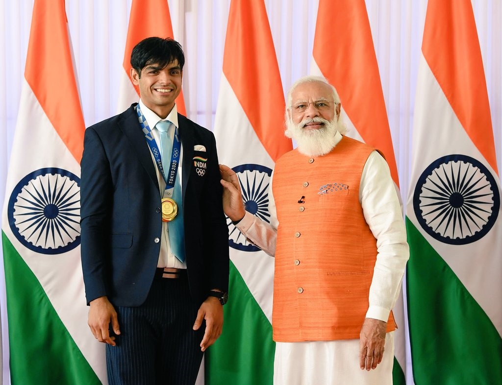 neeraj chopra modi