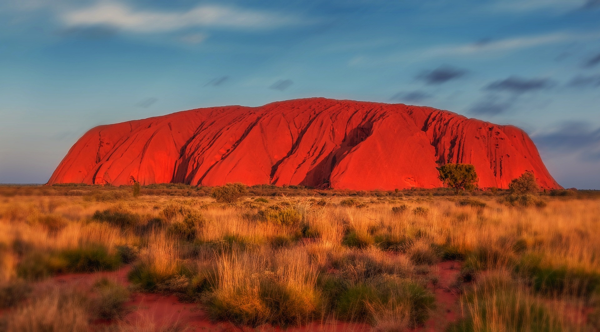 ayers mountains of australia