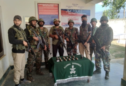 Assam Rifles busted a hideout and recovered arms