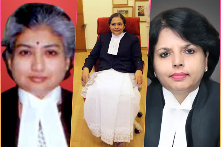 Justice BV Nagrathna, Justice Huma Kohli and Justice Bella Trivedi