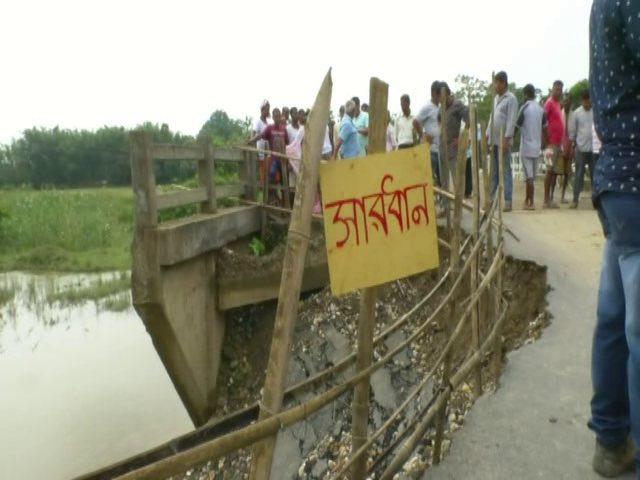 Very Poor condition of bridge at Moran