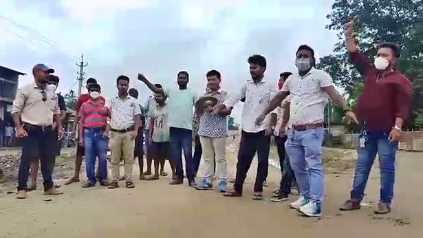 unique protest by ajycp at sapekhati