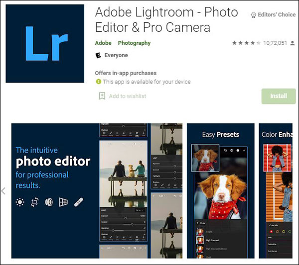 Adobe Lightroom