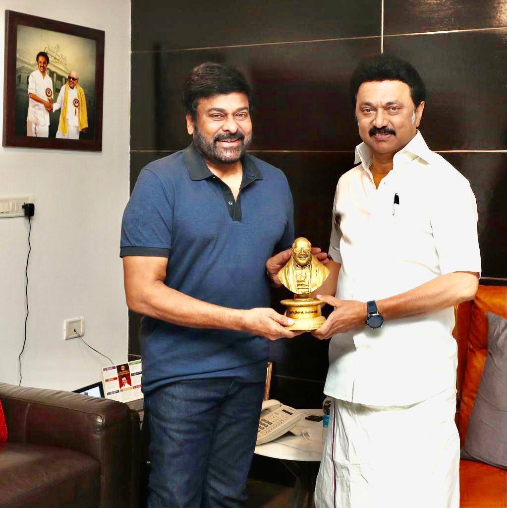 Chiranjeevi meets Tamilnadu CM Stalin