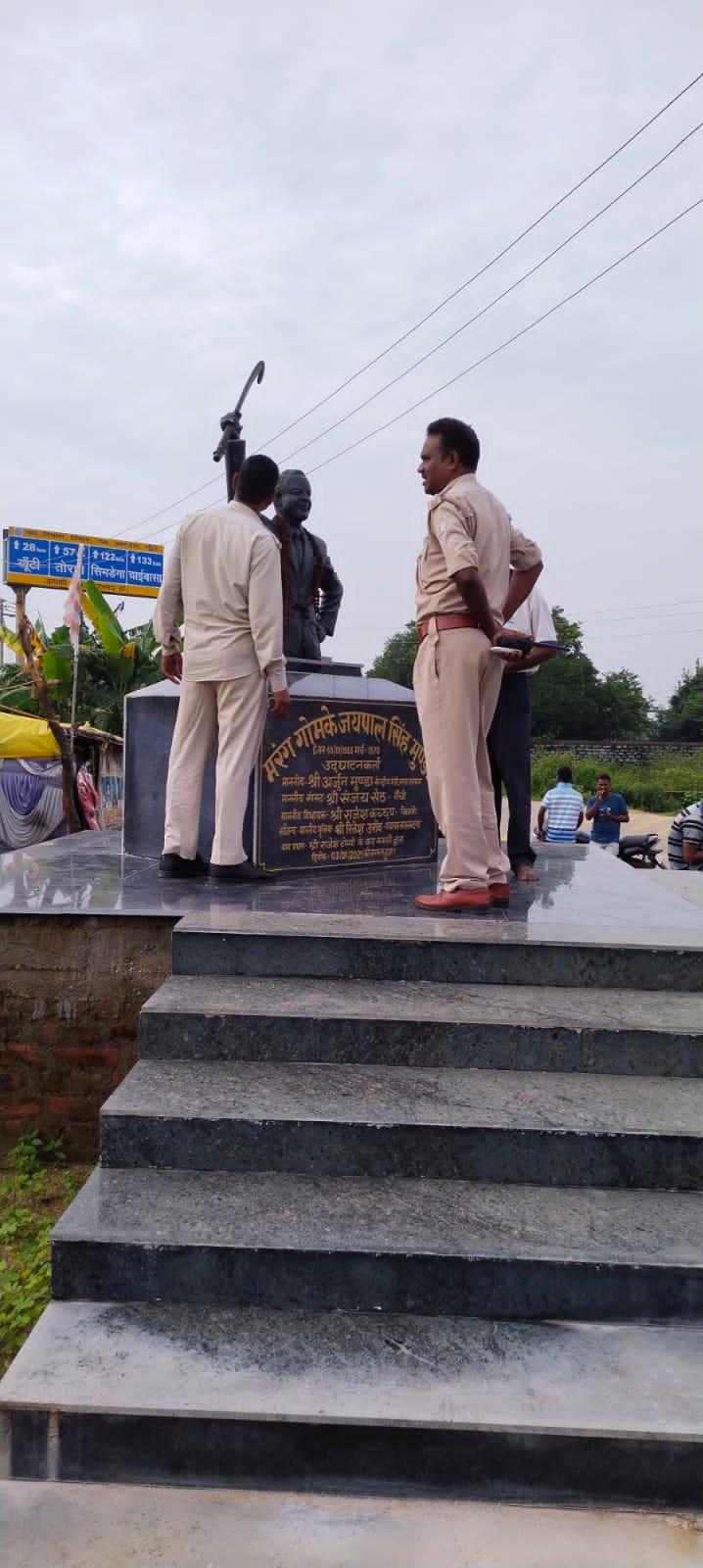 statue of Indian hockey legend Jaipal Singh Munda