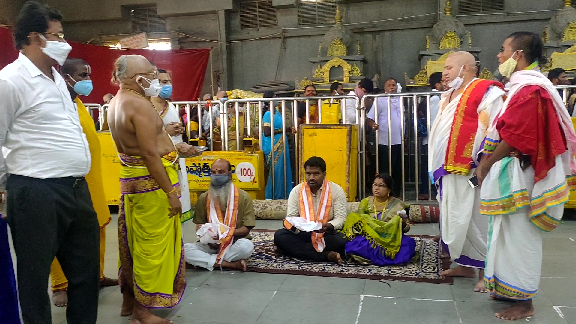 YADADRI sri lakshmi narasimha swamy temple, sri lakshmi narasimha swamy temple laksha pusparchana