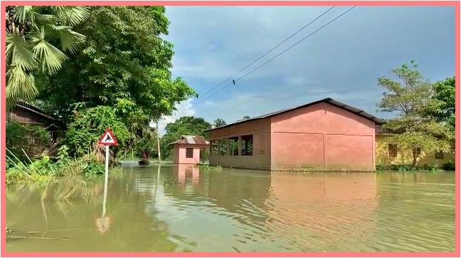 Flood in chandrapur-mayang