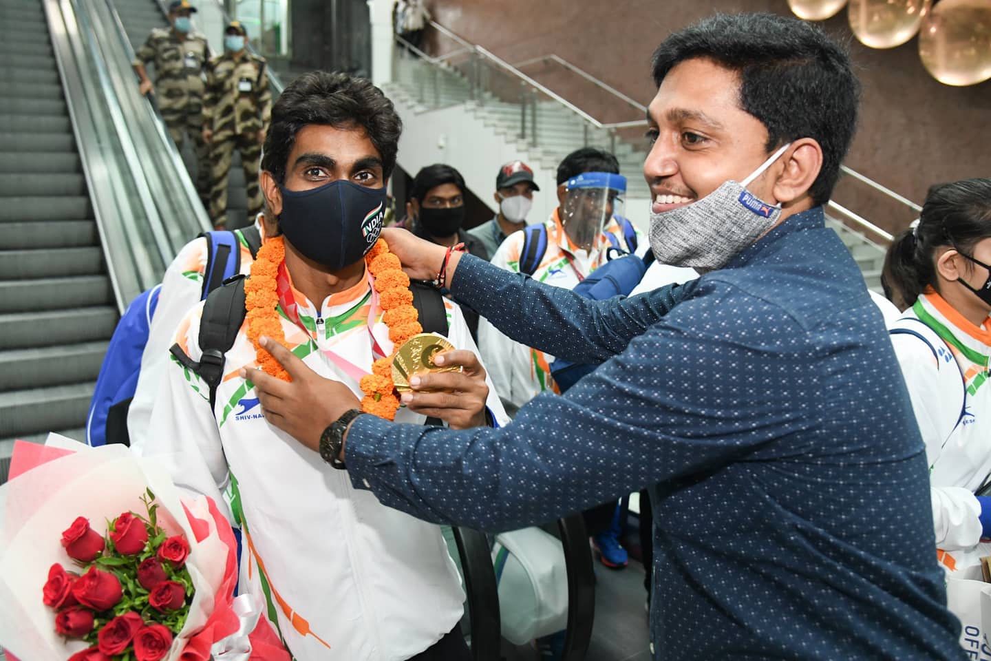 India's history-making Paralympians return to rousing reception