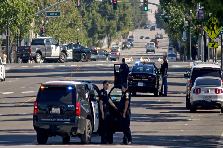 california sheriff duty shot