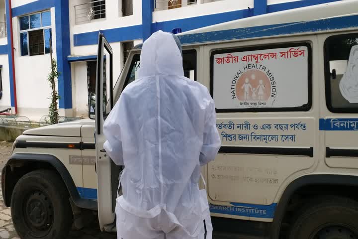 Coronavirus malda ambulance driver 