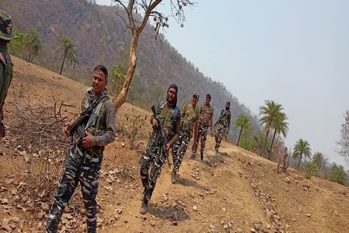 Search operation conducted after information of Naxalite activities in Jamui