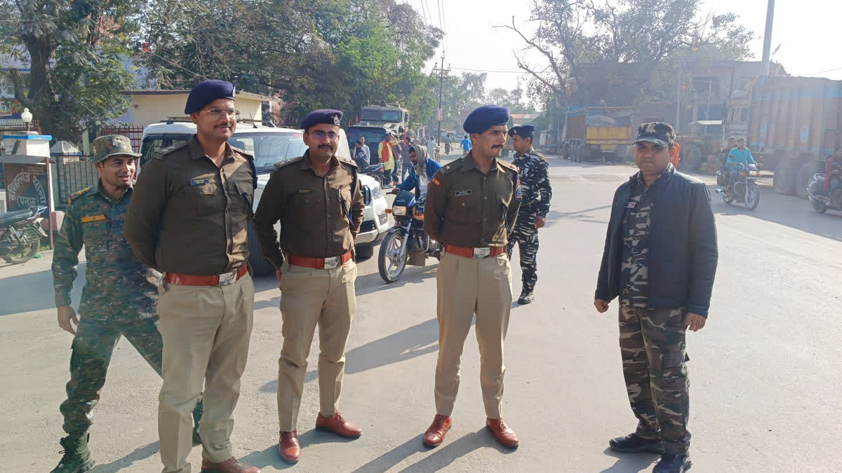 Interstate check posts on Jharkhand Bihar border