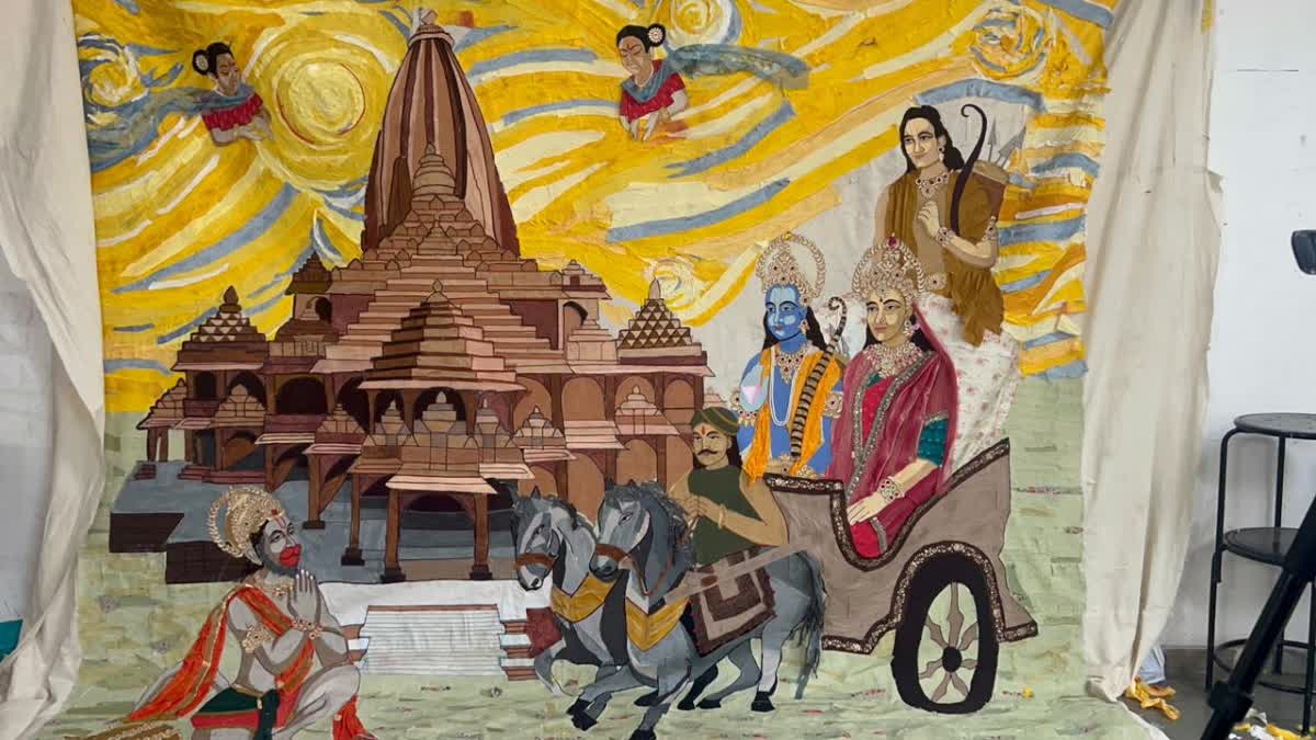 Surat News : રામ મંદિર, શ્રીરામ, સીતા, લક્ષ્મણ અને હનુમાનની છબીઓ 400 વર્ષ સુધી અસ્તિત્વમાં રહેશે, બની કઇ રીતે જાણો