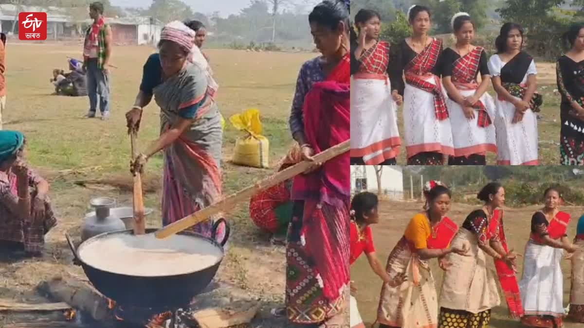 Ali Ai Ligang Preparation at Tengani of Sarupathar