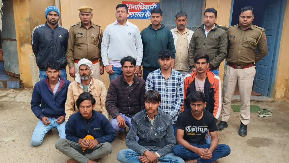 8 thugs arrested in Bharatpur