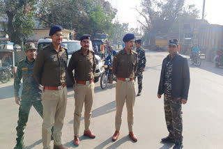 Interstate check posts on Jharkhand Bihar border