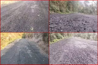 Kirtinagar road asphalt uprooted