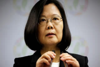 Taiwanese President Tsai Ing-wen cast her vote and appealed to voters to turn out and decide for the nation's future.