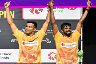 Satwik Sairaj Rankireddy and Chirag Shetty enter into the finals of the Malaysia Open Super 1000 tournament at Axiata Arena here, emerged victorious in the nail biting semi-final against Korea's M.H. Kang and S.J. Seo.