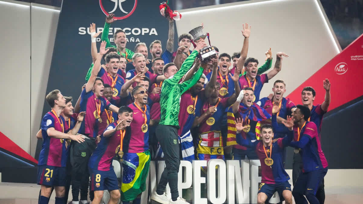 Spanish Super Cup FC Barcelona Thrash Real Madrid 52 To Clinch 15th Title