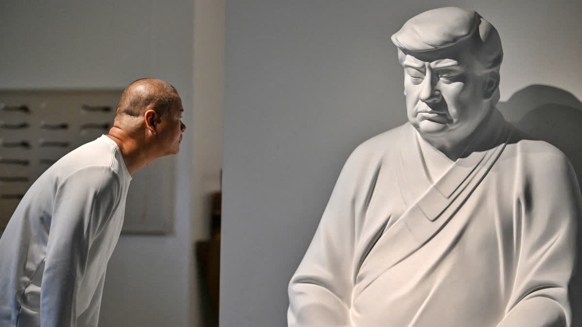 Vb Statue Buddha-like Trump Statues Selling In China For Rs 11,000 To 2.30 Lakh A ...