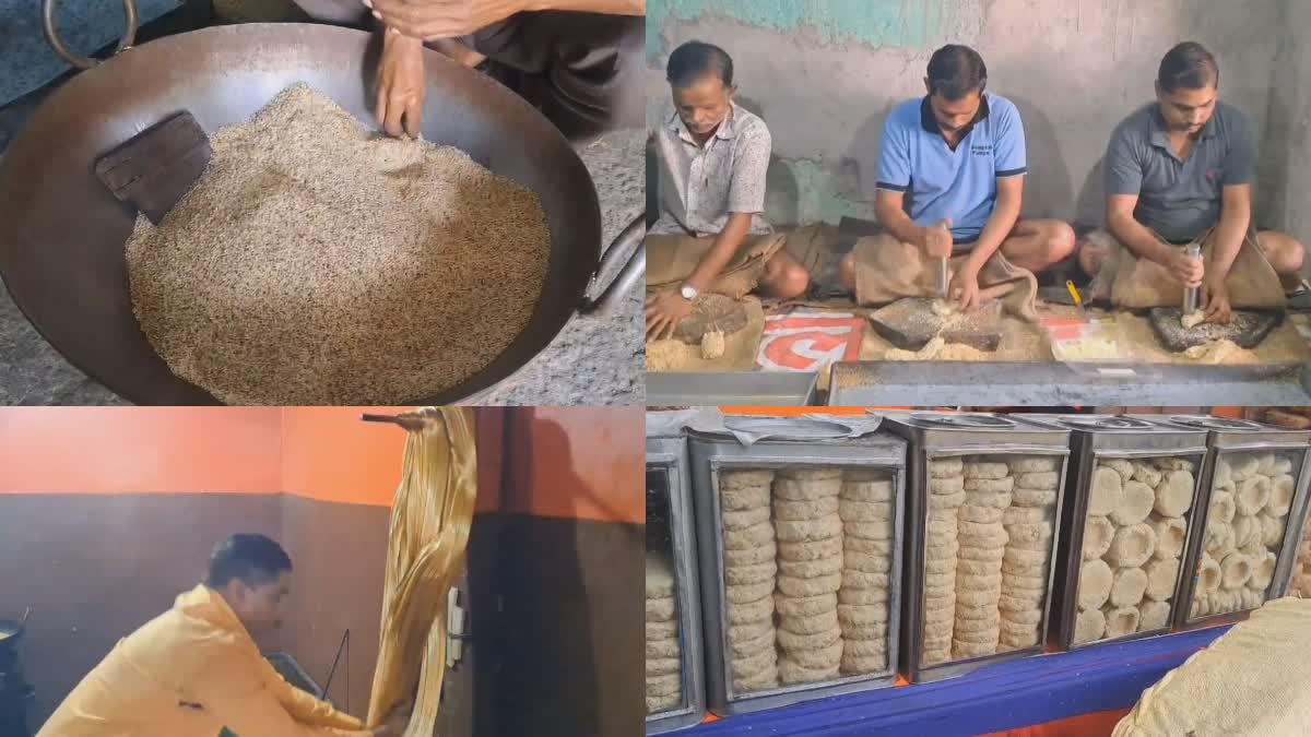 MAKING TILKUT ON MAKAR SANKRANTI