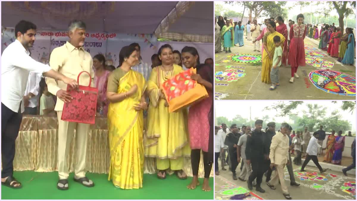 cm_chandrababu_family_at_naravaripalli_in_chittoor_district