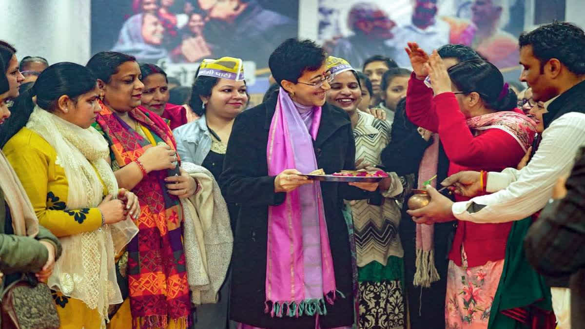 Delhi CM Atishi visits Kalkaji temple ahead of filing of nomination papers