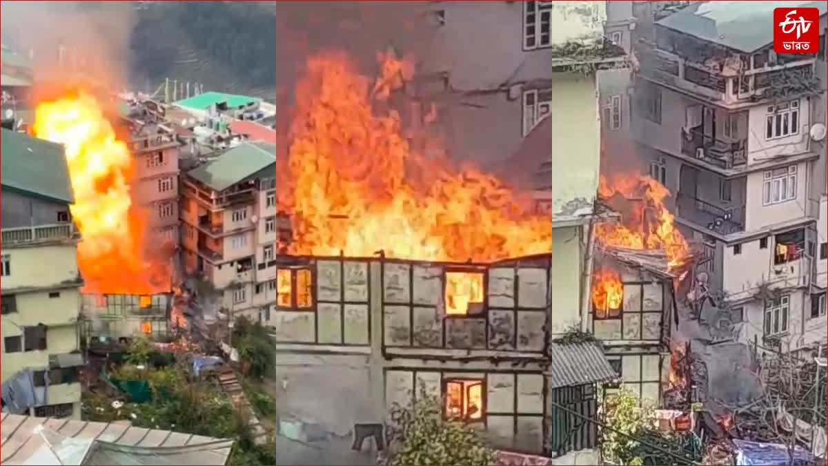 GANGTOK FIRE INCIDENT