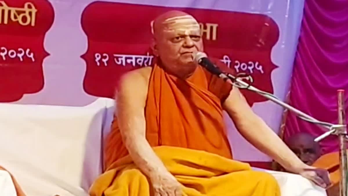 Puri Shankaracharya at gangasagar mela 2025