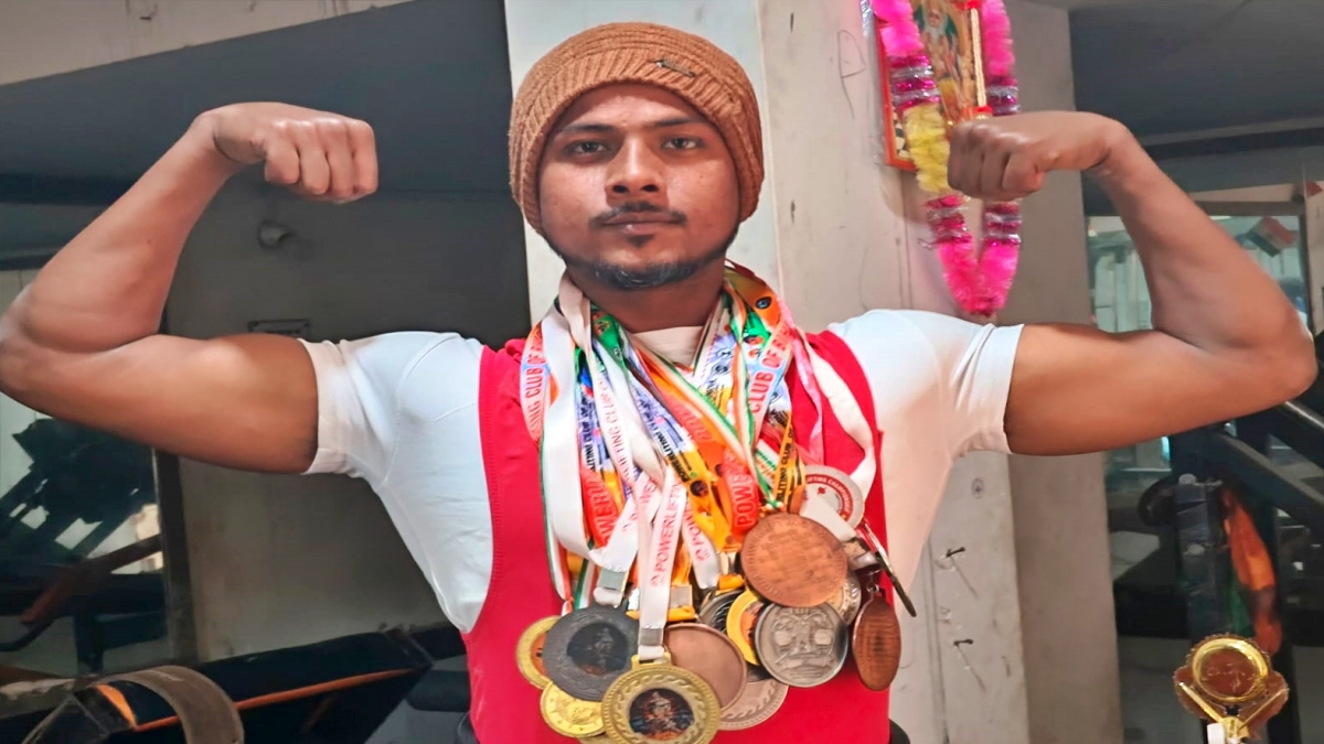 Bhagalpur weightlifting player Amit Kumar