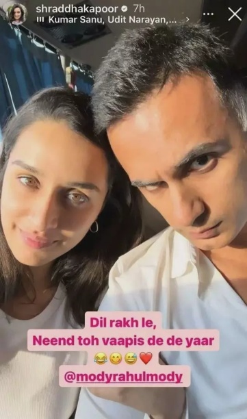 Shraddha Kapoor with rumoured boyfriend Rahul Mody