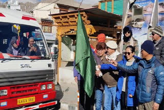 First Batch of Chadar Trek 2025 Flagged Off in Leh