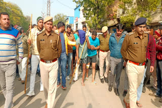 Procession of firing accused