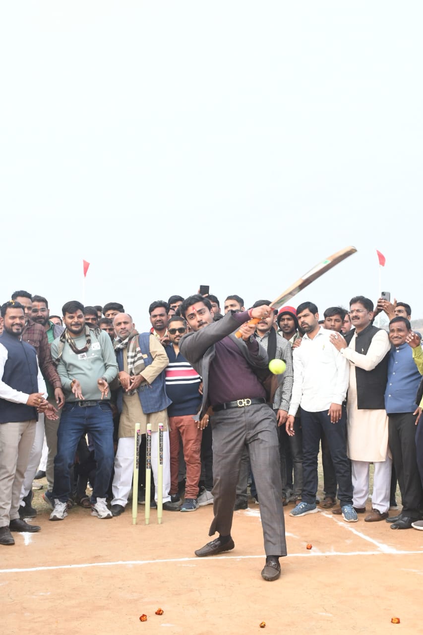 Bhupendra Singh son reached cricket tournament