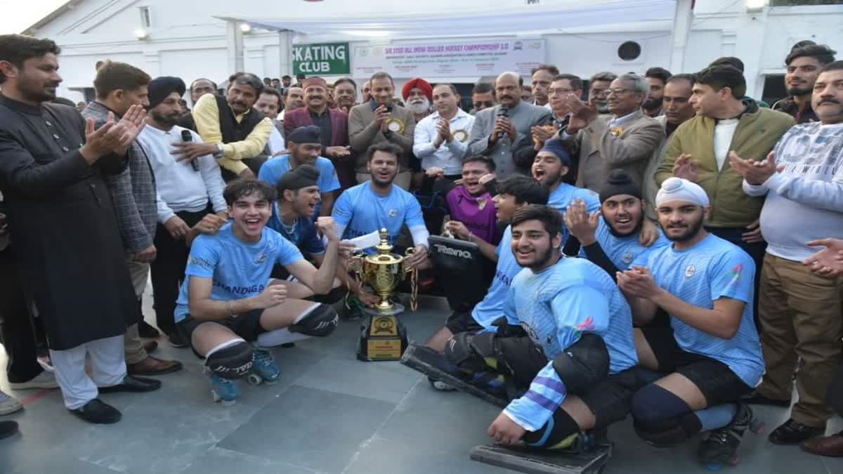 Chandigarh team winners in Sir Syed All India Roller Hockey Championship