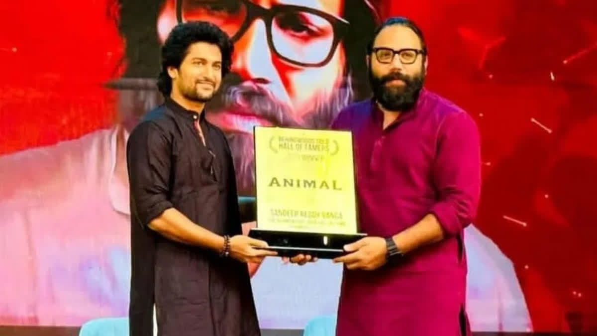 Animal Director Sandeep Reddy Vanga, Nani Win Awards at Behindwood Gold Hall of Famers 2023