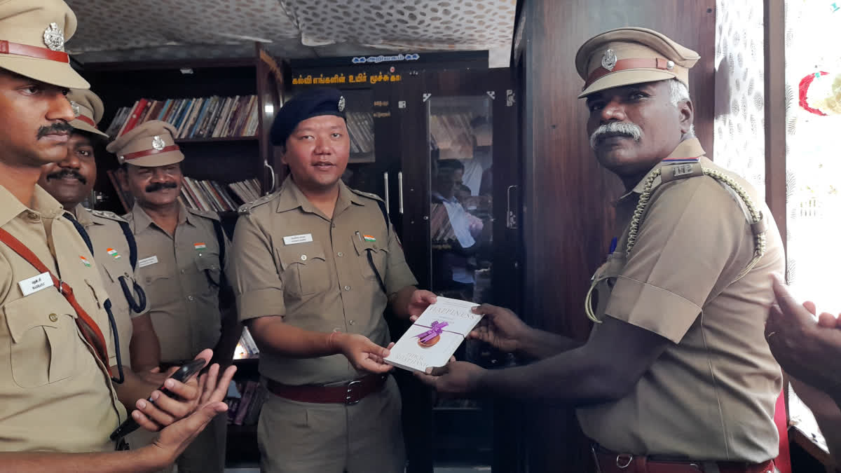 Library opened at Thanjavur Police Station