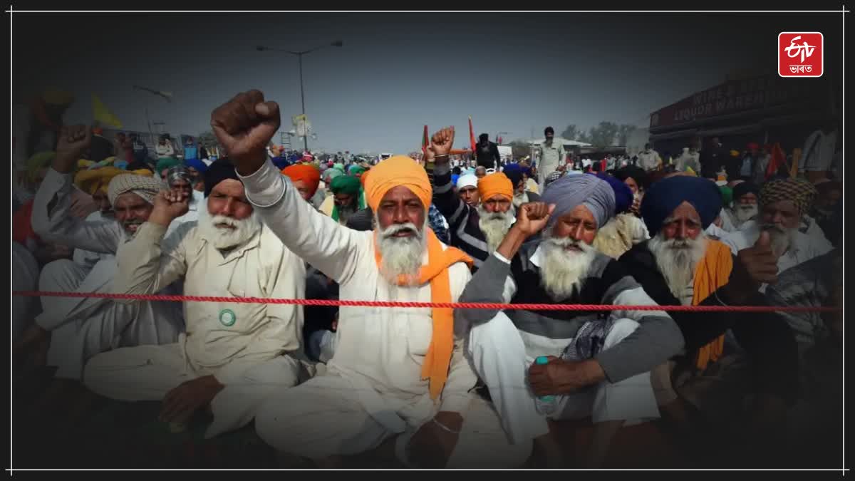 Farmers protest