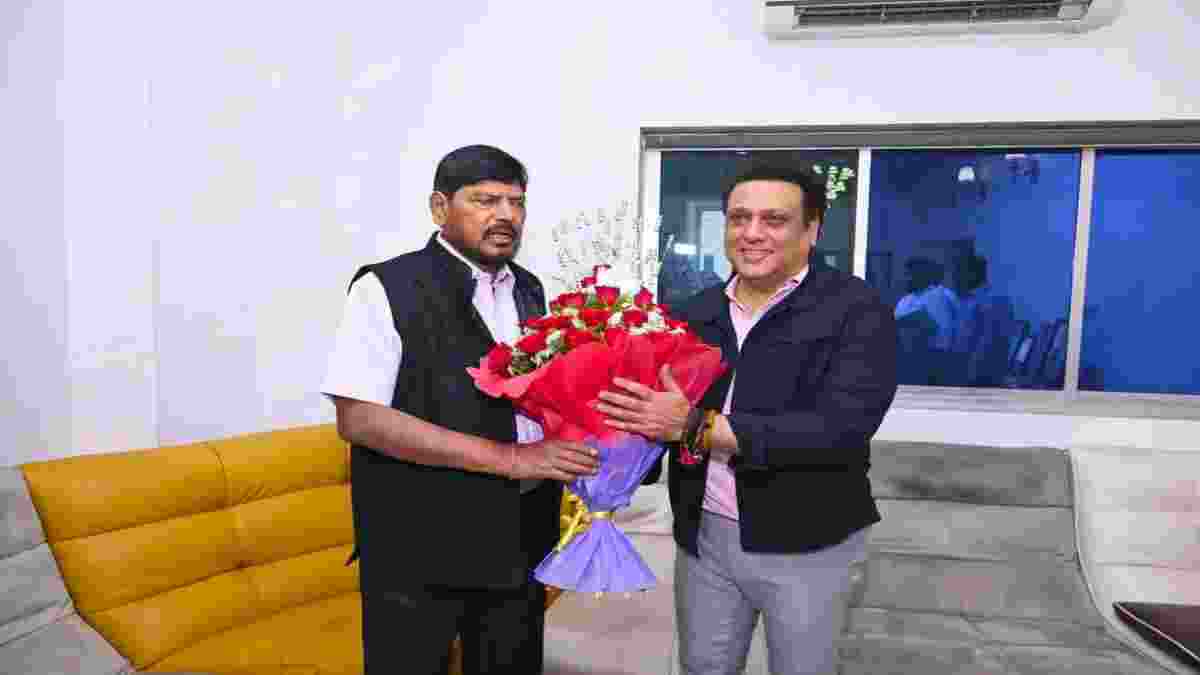 Ramdas Athawale Met Actor Govinda