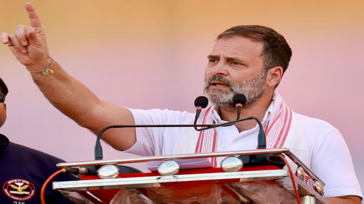 Senior Congress leader Rahul Gandhi on Tuesday left for Delhi to accompany Sonia Gandhi who will file her nomination for Rajya Sabha elections on Wednesday. Congress President Mallikarjun Kharge had also accompanied him, sources said.